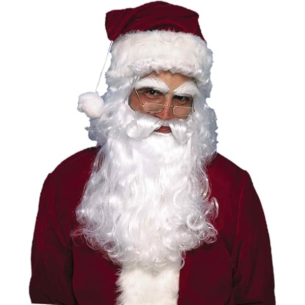 その他 SANTACLAUTCH Amazon.com: Deluxe Santa Wig Beard Set #45 Halco Mustache